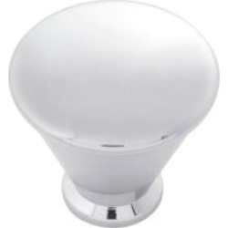 Belwith Keeler B054726 Facette 1 1/4" Solid Brass Conical Shaped Cabinet Knob