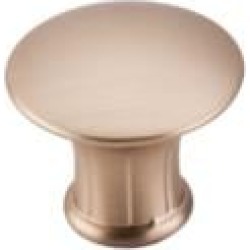 Top Knobs M1593 Edwardian 1 1/4" Zinc Alloy Mushroom Shaped Lund Cabinet Knob in Brushed Bronze
