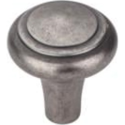 Top Knobs M1485 Aspen 1 1/4" Cast Bronze Mushroom Shaped Peak Cabinet Knob in Silicon Bronze Light