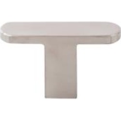 Top Knobs SS118 Stainless II 1 5/8" Steel Bar Shaped Cabinet Knob in Brushed Stainless Steel