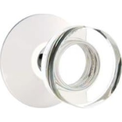 Emtek 5057 2 3/4" Pair of Dummy Door Knob with Brass Modern Rosette