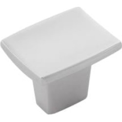 Belwith Keeler B076146 Channel 1 1/4" Zinc Rectangular Shaped Cabinet Knob