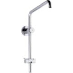 Hansgrohe 04527 Croma 21 1/4" SAM Wallbar Set Locking Push Button
