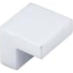 Top Knobs M1874 Sanctuary II 1" Zinc Alloy Square Shaped Cabinet Knob in Aluminum