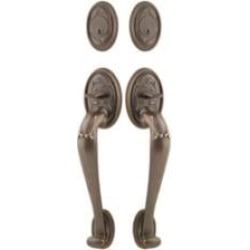 Emtek 47444 Tuscany Sectional 18 1/2" Grip by Grip Handleset