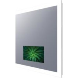 Electric Mirror SIL-215-AV Silhouette 36" - 66" Wall Mount Rectangular Lighted Mirror with 21" LED TV