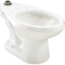 American Standard 2624001.020 Madera 1.1-1.6 GPF Universal Flushometer Toilet and Back Spud