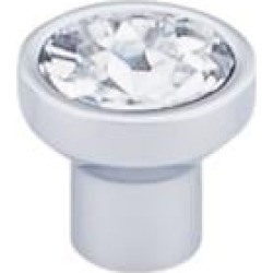 Top Knobs TK735 Barrington 7/8" Zinc Alloy Round Shaped Wentworth Crystal Cabinet Knob