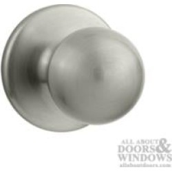 Kwikset 967P Polo 2 5/8" Double Cylinder Interior Pack Knob Entry Set with SmartKey