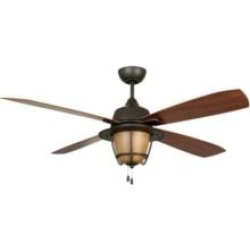 Craftmade MR56ESP4C1 Morrow Bay 4 Blades 56" Outdoor Ceiling Fan with Light Kit in Espresso