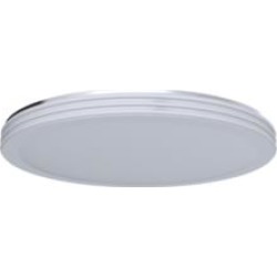Craftmade XV1910-BNK-LED 10 1/2" 1 Light Round White Acrylic Lens LED Flush Mount Ceiling Light in Brushed Polished Nickel