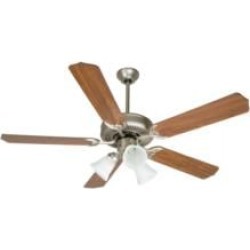 Craftmade K10405 Pro Builder 205 5 Blades 52" Indoor Ceiling Fan with Incandescent Light Kit in Walnut