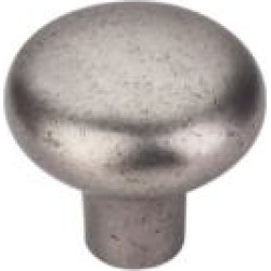 Top Knobs M1560 Aspen 1 5/8" Cast Bronze Round Shaped Cabinet Knob in Silicon Bronze Light