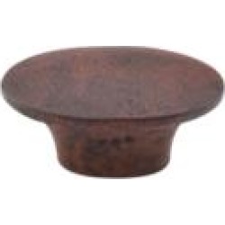 Top Knobs M1234 Dakota 1 1/2" Zinc Alloy Oval Shaped Cabinet Knob in Patina Rouge
