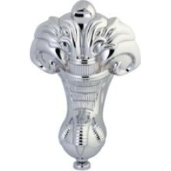 Kingston Brass VFMH Aqua Eden 10 5/8" Four Piece Set Bourbon Aluminum Bathtub Feet