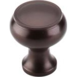 Top Knobs M773 Normandy 1 1/8" Steel Mushroom Shaped Cabinet Knob in Oil Rubbed Bronze