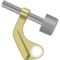 Deltana HPS88 1 7/8" Solid Brass Hinge Pin Door Stop for Steel Hinges