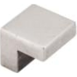 Top Knobs M1589 Nouveau III 1" Zinc Alloy Square Shaped Cabinet Knob in Pewter Antique