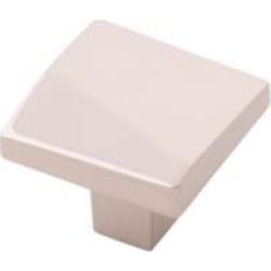 Belwith Keeler B077150 Veer 1 3/8" Zinc Square Shaped Cabinet Knob