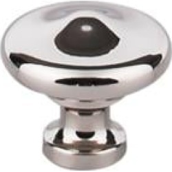 Top Knobs M1919 Dakota 1 3/8" Zinc Alloy Mushroom Shaped Peak Cabinet Knob in Polished Nickel