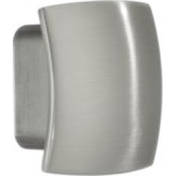 Smedbo BN467 1 1/8" Zinc Square Cabinet Knob in Brushed Nickel