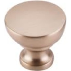 Top Knobs M1605 Dakota 1 1/4" Zinc Alloy Mushroom Shaped Bergen Cabinet Knob in Brushed Bronze