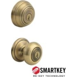 Kwikset CP991J Juno Clear Pack Single Cylinder Door Entry Set with SmartKey