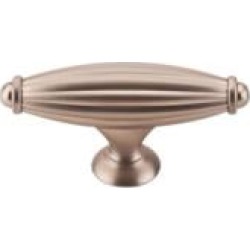 Top Knobs M1636 Tuscany 2 5/8" Zinc Alloy T-Handle Shaped Small Cabinet Knob in Brushed Bronze
