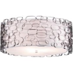 Avenue Lighting HF1704-PN Ventura Blvd 2 Light 14" Indoor Flush Mount Ceiling Light in Polished Nickel