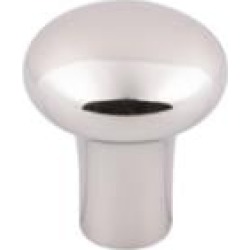 Top Knobs M2082 Aspen II 1 1/8" Cast Bronze Round Shaped Round Cabinet Knob in Polished Nickel