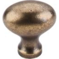 Top Knobs M204 Somerset II 1 1/4" Brass Egg Shaped Cabinet Knob in German Bronze