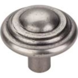Top Knobs M1475 Aspen 1 3/4" Cast Bronze Mushroom Shaped Button Cabinet Knob in Silicon Bronze Light