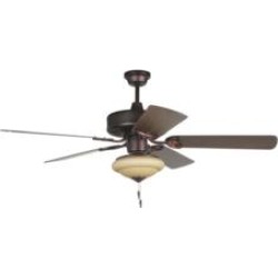 Craftmade K11224 CXL 5 Blades 52" Indoor Ceiling Fan with CFL Light Kit in Walnut
