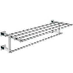 Grohe 40512001 Essentials Cube 22" Wall Mount Multi Towel Rack in Chrome