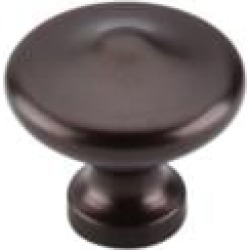 Top Knobs M1227 Dakota 1 3/8" Zinc Alloy Mushroom Shaped Peak Cabinet Knob in Oil Rubbed Bronze