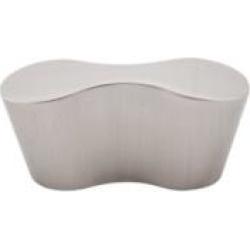 Top Knobs M1125 Nouveau II 2 1/8" Zinc Alloy Designer Shaped Infinity Cabinet Knob in Brushed Satin Nickel
