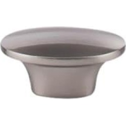 Top Knobs M1959 Dakota 1 1/2" Zinc Alloy Oval Shaped Oval Cabinet Knob in Brushed Satin Nickel
