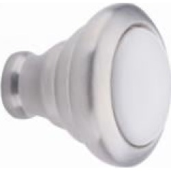 California Faucets 9488-69-PIDX 1 1/8" Brass Cabinet Knob with Porcelain Index Button