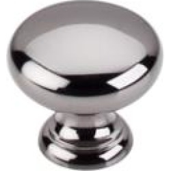 Top Knobs M282 Somerset II 1 1/4" Brass Mushroom Shaped Cabinet Knob in Black Nickel