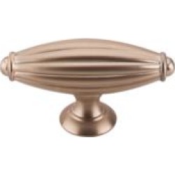Top Knobs M1634 Tuscany 2 7/8" Zinc Alloy T-Handle Shaped Large Cabinet Knob in Brushed Bronze