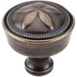 Top Knobs M951 Edwardian 1 3/8" Hollow Brass Mushroom Shaped Star Cabinet Knob in German Bronze