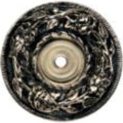 Phylrich 1029318P Baroque 2" One Hole Round Cabinet Knob Backplate
