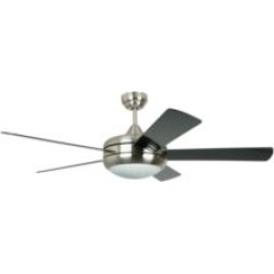 Craftmade TIT52SCH5LKRCI Titan 5 Blades 52" Indoor Ceiling Fan with Halogen Light Kit in Satin Chrome