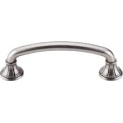 Top Knobs M965 Edwardian 4" Center to Center Zinc Alloy Lund Cabinet Pull in Pewter Antique