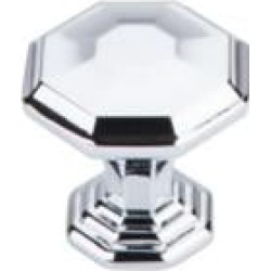 Top Knobs TK340 Chareau 1 1/8" Zinc Alloy Geometric Shaped Chalet Cabinet Knob