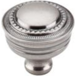 Top Knobs M198 Tuscany 1 1/4" Brass Mushroom Shaped Contessa Cabinet Knob in Pewter Antique