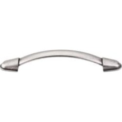 Top Knobs M1205 Dakota 5 1/8" Center to Center Zinc Alloy Buckle Cabinet Pull in Pewter Antique