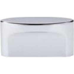 Top Knobs TK74 Sanctuary 2 1/4" Zinc Alloy Oval Shaped Slot Cabinet Knob