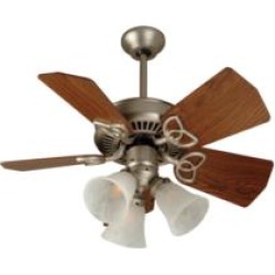 Craftmade K10740 Piccolo 5 Blades 30" Indoor Ceiling Fan with CFL Light Kit in Dark Oak