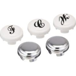 Moen 114324 Kingsley Hot/Cold Handle Cap Kit for Bathroom Sink Faucet